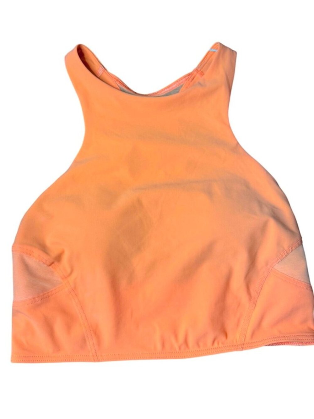 Lululemon Mesh-Back Train Bra Size 2 Medium Support, A/B Cup W2D30S Orange Frapp - Picture 6 of 13